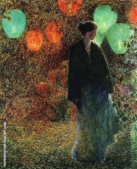 July Night 1898 By Childe Hassam