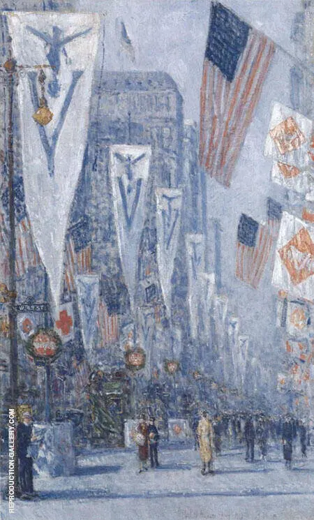 Victory Day May 1919 By Childe Hassam
