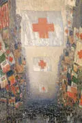 Red Cross Drive May 1918 Celebration Day By Childe Hassam