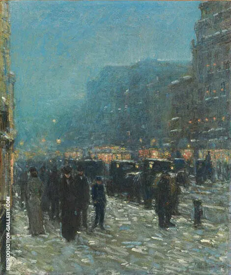 Broadway and 42nd Street 1902 By Childe Hassam