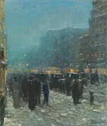 Broadway and 42nd Street 1902 By Childe Hassam