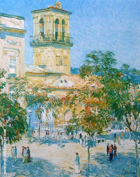 Street of the Great Captain Cordoba 1910 By Childe Hassam