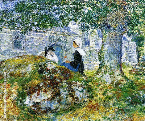 In Brittany Bay 1897 By Childe Hassam