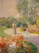 Parc Monceau 1897 By Childe Hassam