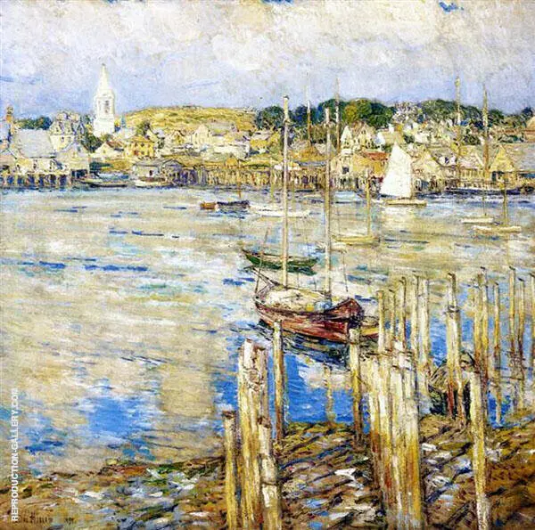 Gloucester 1899 By Childe Hassam
