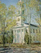 Church at Old Lyme 1906 By Childe Hassam