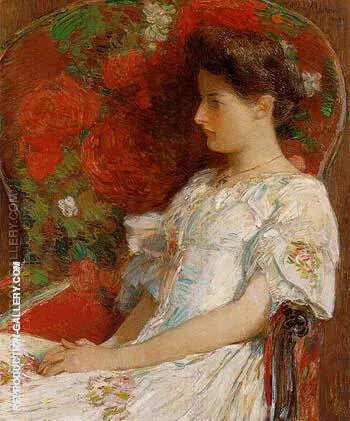 The Victorian Chair 1906 By Childe Hassam