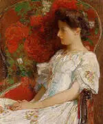 The Victorian Chair 1906 By Childe Hassam