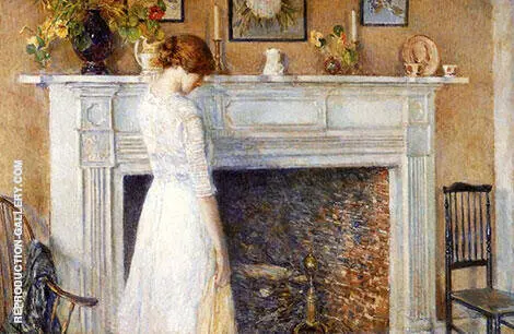 In the Old House 1914 By Childe Hassam