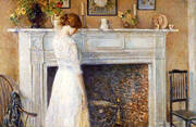 In the Old House 1914 By Childe Hassam