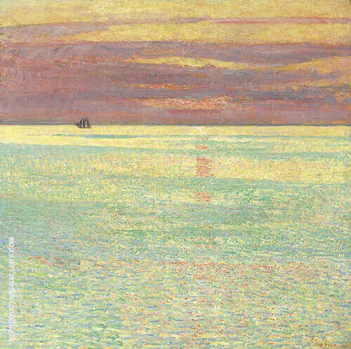 Sunset at Sea 1911 By Childe Hassam