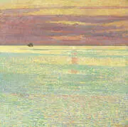 Sunset at Sea 1911 By Childe Hassam