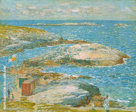 Bathing Pool Appledore 1907 By Childe Hassam
