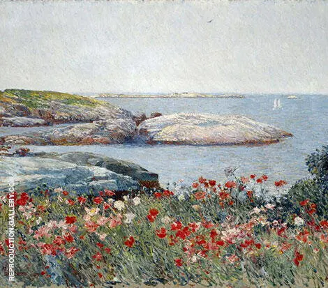 Poppies Isles of Shoals 1891 By Childe Hassam