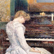 The Sonata 1893 By Childe Hassam