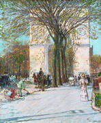 Washington Arch Spring 1893 By Childe Hassam