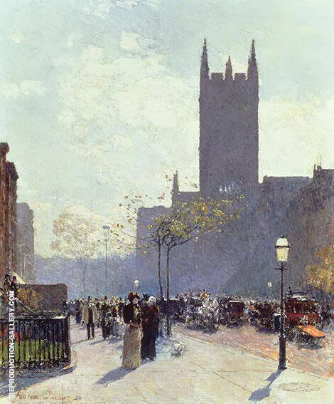 Lower Fifth Avenue 1890 By Childe Hassam