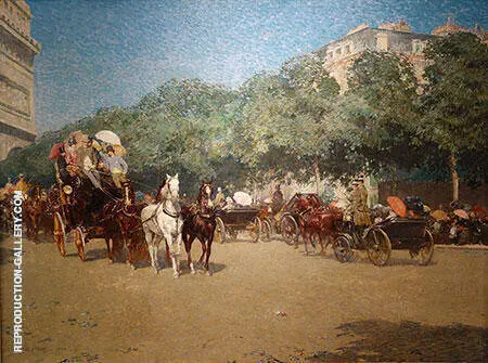 Grand Prix Day 1887 By Childe Hassam