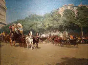 Grand Prix Day 1887 By Childe Hassam