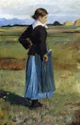 French Peasant Girl 1883 By Childe Hassam