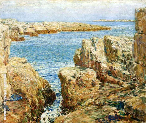 Coast Scene Isles of Shoals 1901 By Childe Hassam