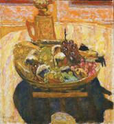 Still Life with Bowl of Fruit 1933 By Pierre Bonnard