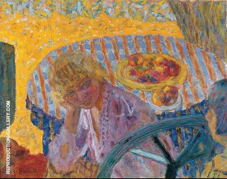 Young Women in the Garden (Renee Monchaty and Marthe Bonnard) 1921 By Pierre Bonnard