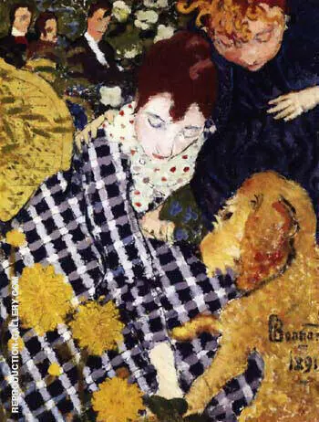 Woman with Dog 1891 By Pierre Bonnard