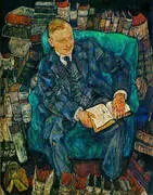 Portrait of Dr. Hugo Koller 1918 By Egon Schiele
