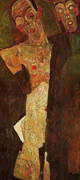 Prophets (Double Self-Portrait) 1911 By Egon Schiele