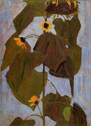 Sunflower I 1908 By Egon Schiele
