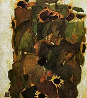 Sunflower 1911 By Egon Schiele