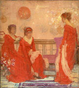 Harmony in Flesh Color and Red 1869 By James McNeill Whistler