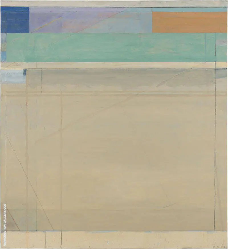 Ocean Park No.96, 1977 By Richard Diebenkorn
