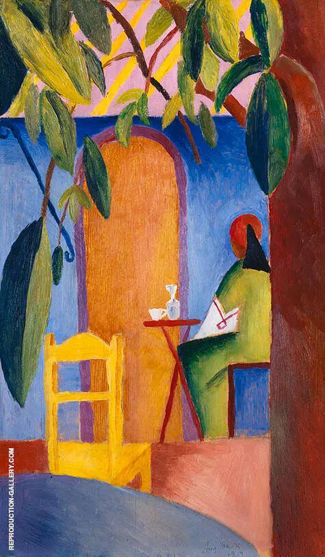 Turkish Cafe 2 By August Macke