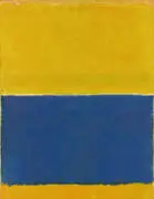 Untitled Yellow and Blue 1954 By Mark Rothko (Inspired By)