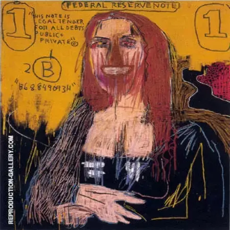 Mona Lisa By Jean Michel Basquiat