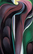 Jack In the Pulpit Abstraction No 5 By Georgia O'Keeffe