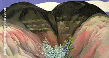 Black Hills with Cedar 1941 By Georgia O'Keeffe