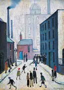 Industrial Scene 1953 By L-S-Lowry