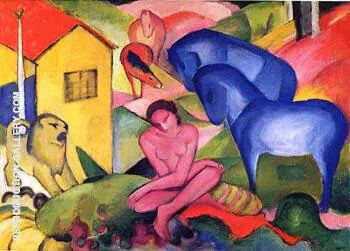 The Dream By Franz Marc