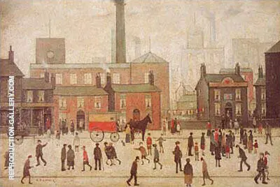 Coming Home from the Mill 1928 By L-S-Lowry