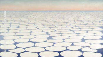 Sky above Clouds III by Georgia O'Keeffe | Oil Painting Reproduction