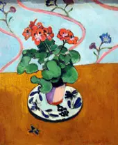 Geraniums 1910 By Henri Matisse
