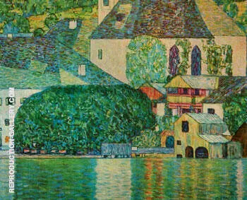 The Church of St Wolfgang By Gustav Klimt