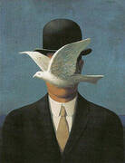 The Man in the Bowler Hat 1965 By Rene Magritte