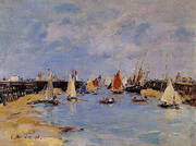 The Jetty at Low Tide 1893 By Eugene Boudin