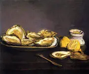 Oysters 1862 By Edouard Manet
