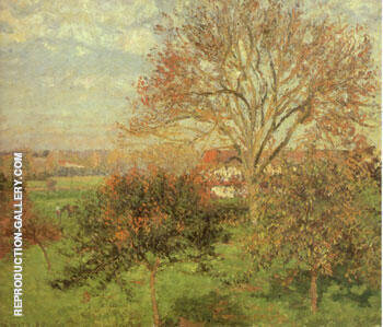 Autumn Morning at Eragny 1897 | Oil Painting Reproduction
