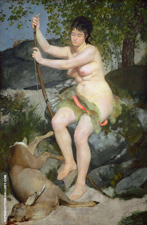 Diana 1867 by Pierre Auguste Renoir | Oil Painting Reproduction